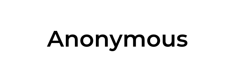 Anonymous Sponsor