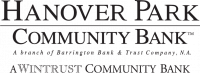 Anonymous Sponsor, AVE logo, Derick Dermatology logo, Endeavor Health Logo, Harper College logo, Sponsors Mike and Karen Kabarec, Hanover Park Community Bank logo, Hoffman Estates Community Bank logo, Palatine Bank & Trust logo